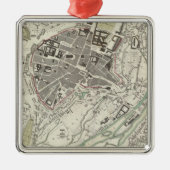 München Muenchen Silbernes Ornament (Vorne)