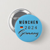 München - München - Deutschland Button (Vorne & Hinten)