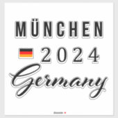 München - München Deutschland Custom-Cut Vinyl Sti Aufkleber (Blatt)
