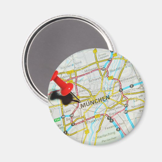 München (München), Deutschland Magnet (Vorderseite/Rückseite)