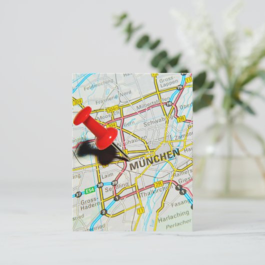 München (München), Deutschland Postkarte (Stehend Vorderseite)