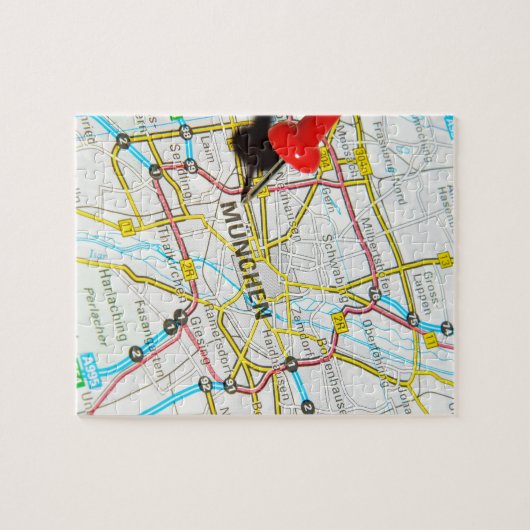 Munchen (München), Deutschland Puzzle (Horizontal)