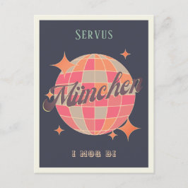 München München Deutschland Retro Vintage Postkart Postkarte