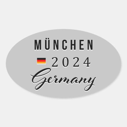 München - München Deutschland Sticker (Vorderseite)
