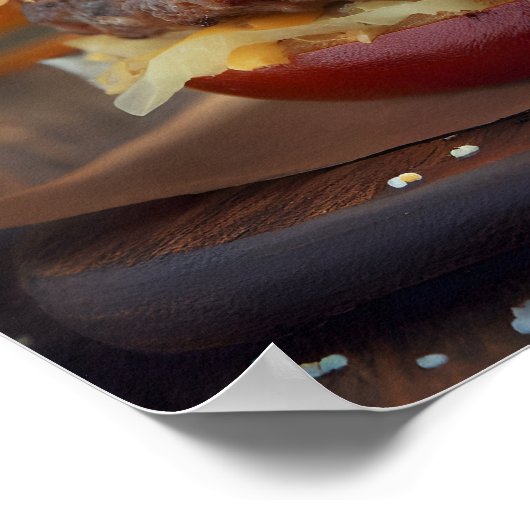 München München München: Brat Burger Bonanza Poster (Ecke)