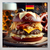 München München München: Brat Burger Bonanza Poster (Vorne)