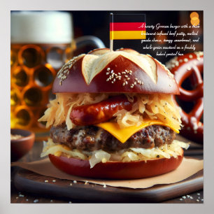 München München München: Brat Burger Bonanza Poster