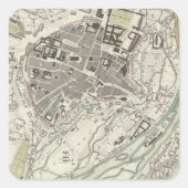 München München Quadratischer Aufkleber (Vorderseite)