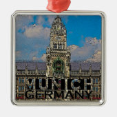 München Ornament Aus Metall (Vorne)