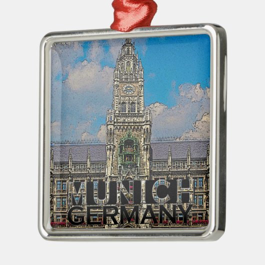 München Ornament Aus Metall (Links)