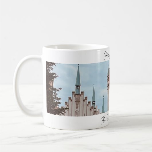 München Personalisieren Weihnachtsmarkt Deutschlan Kaffeetasse (Links)