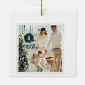 München Personalisieren Weihnachtsmarkt Deutschlan Keramikornament (Rückseite)