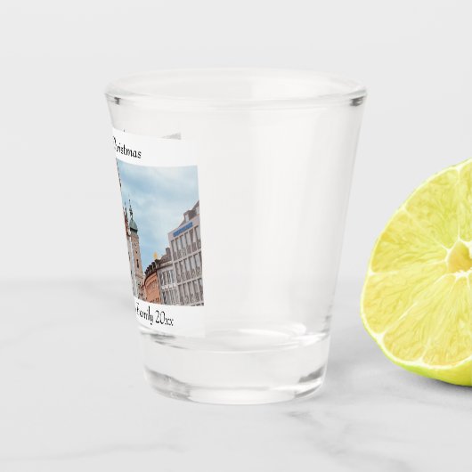 München Personalisieren Weihnachtsmarkt Deutschlan Schnapsglas (Rechts)