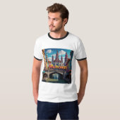 "MÜNCHEN POP: Vibrant Hauptstadt in Pop Art" T-Shirt (Vorne ganz)