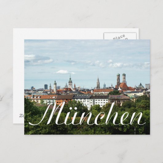 München Postkarte (Vorne/Hinten)