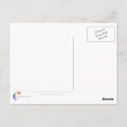 München Postkarte (Rückseite)