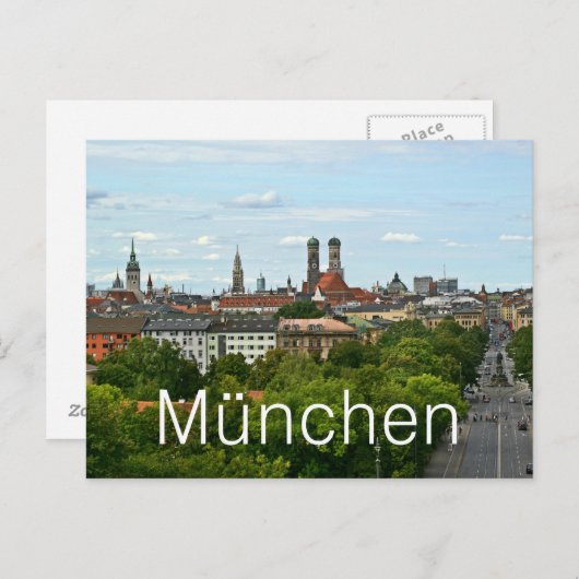 München Postkarte (Vorne/Hinten)