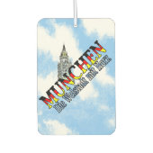 München Rathaus, Bayern, Deutschland Autolufterfrischer (Vorderseite)