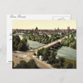 München vom Maximilianeum, Bayern, Deutschland VI Postkarte (Vorne/Hinten)