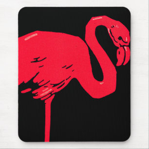 München Zoo Garden Flamingo Mousepad