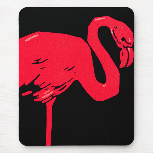 München Zoo Garden Flamingo Mousepad (Vorne)