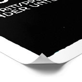 München Zoo Garden Flamingo Poster (Ecke)