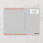 MÜNCHEN ZOO/TIERPARK HELLABRUNN POSTKARTE (Rückseite)