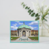 Münchener Garten (Hofgarten) Postkarte (Stehend Vorderseite)