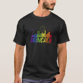 Münchener Pride Skyline Pride Parade München T-Shirt (Vorderseite)