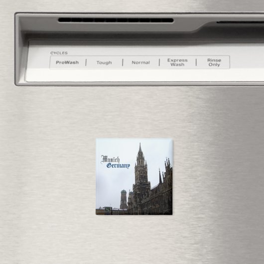Münchener Rathaus Deutschland Reisen Souvenir Magnet (In Situ (Geschirrspüler))