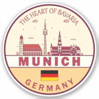 Münchener Skyline-Emblem