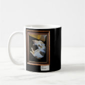 Munchie The Cat Is Chilling - Leinwand Kaffeetasse (Links)