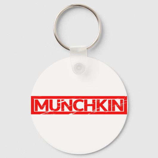 Munchkin-Briefmarke Schlüsselanhänger (Vorderseite)