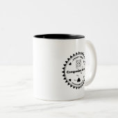 Munchkin Cat Portrait Zweifarbige Tasse (VorderseiteRechts)