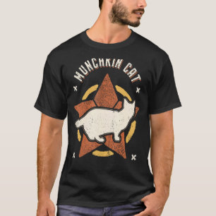 Munchkin Cat Vintag Retro Classic Animal T-Shirt