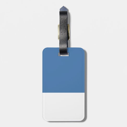 Munchkin Kätzchen mit hübschem Band Gepäckanhänger (Rückseite vertikal)