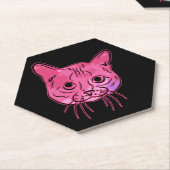 Munchkin-Katze Buntes Shirt Untersetzer (angewinkelt)