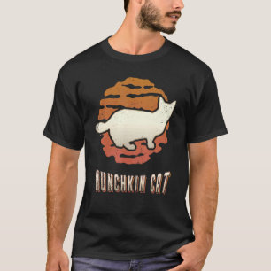 Munchkin-Katze Vintage Retro Klassiker Tier Sonnen T-Shirt