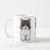Munchkin Katzen-Cartoon Kaffeetasse (Links)