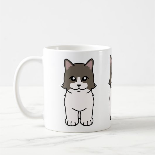 Munchkin Katzen-Cartoon Kaffeetasse (Links)