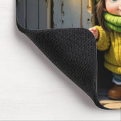 Munchkin mit Hut und Pullover Mousepad (Ecke)