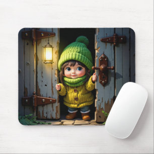 Munchkin mit Hut und Pullover Mousepad