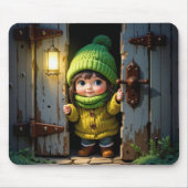 Munchkin mit Hut und Pullover Mousepad (Vorne)