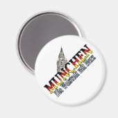 Münchner Bayern Magnet (Vorderseite/Rückseite)