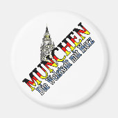 Münchner Bayern Magnet (Vorne)