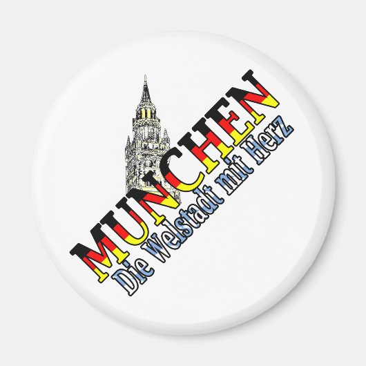 Münchner Bayern Magnet (Vorne)