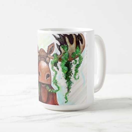 Münchner Elch Kaffeetasse (VorderseiteRechts)