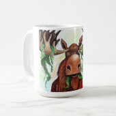 Münchner Elch Kaffeetasse (Vorderseite Links)