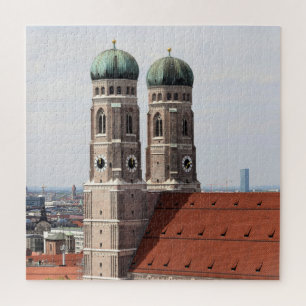 Münchner Frauenkirche Kathedrale - 20x20 - 676 Stk Puzzle