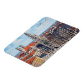 Münchner Marienplatz Deutschland Magnet (Linke Seite)